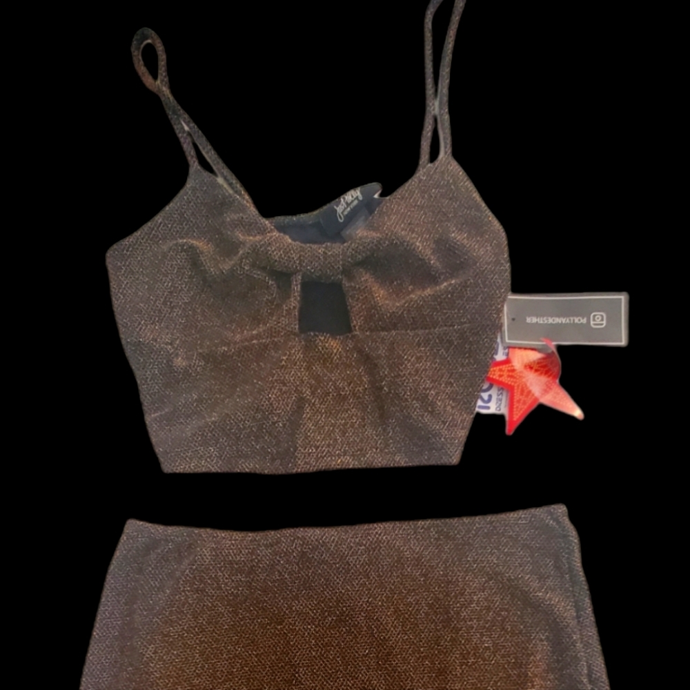 New sexy skirt set 2 pieces strechy